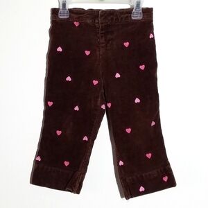 Hartstrings Velour Heart Pants 18m